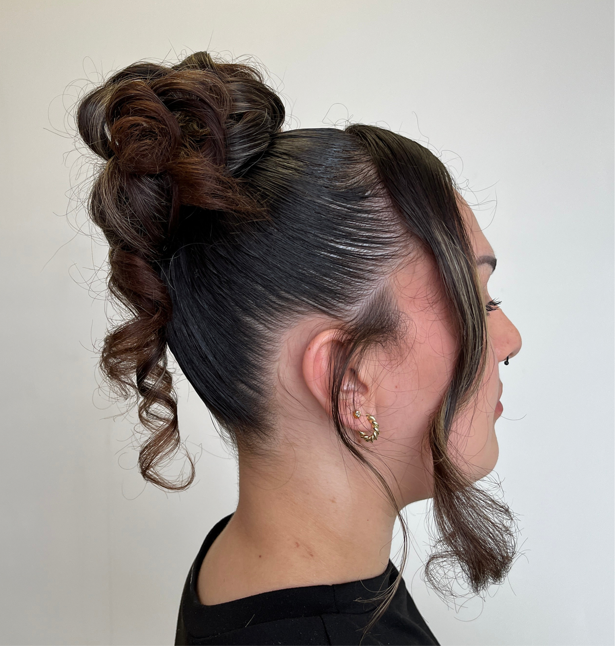 UPDO BANG HAIRSTYLE